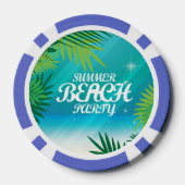 Summer Beach Pokerchips (Achterkant)