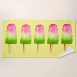 Summer Beach Popsicle fruitijsblok Strandlaken