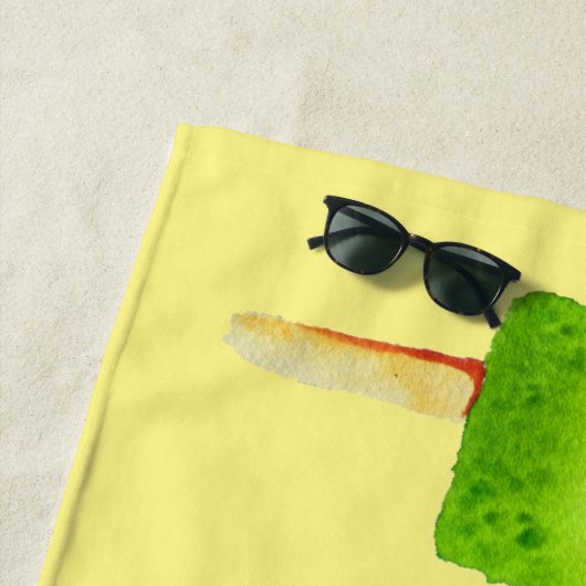 Summer Beach Popsicle fruitijsblok Strandlaken (In situ)