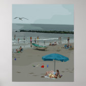 Summer Beach Poster (Voorkant)