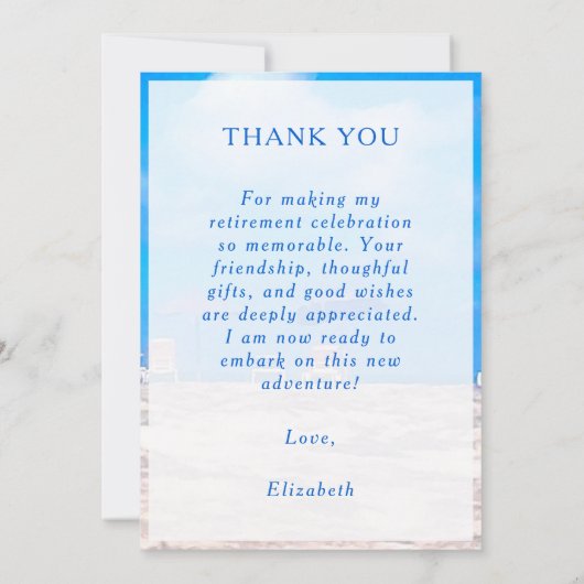 Summer Beach Retirement (Achterkant)