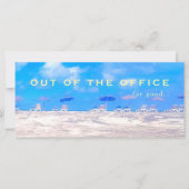 Summer Beach Retirement Congratulations Card (Voorkant)