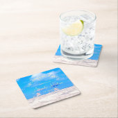 Summer Beach Retirement Party Cocktail Kartonnen Onderzetters (Insitu)