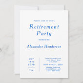 Summer Beach Retirement Party Invitation (Achterkant)