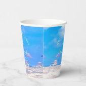 Summer Beach Retirement Party Papieren Bekers (Rechts)