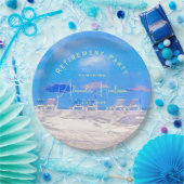 Summer Beach Retirement Party Papieren Bordje (Feest)