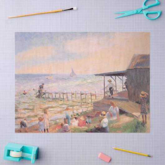 Summer Beach Scene Tissuepapier (Craft)