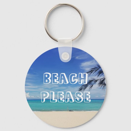 Summer Beach Sleutelhanger (Voorkant)