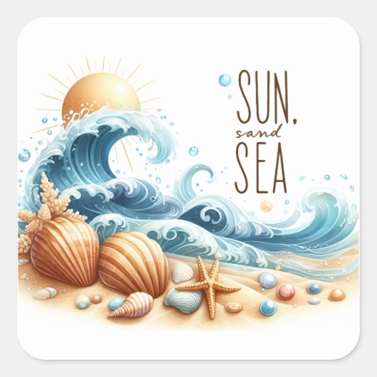 Summer Beach Stickers (Voorkant)