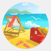 Summer Beach Stickers (Voorkant)