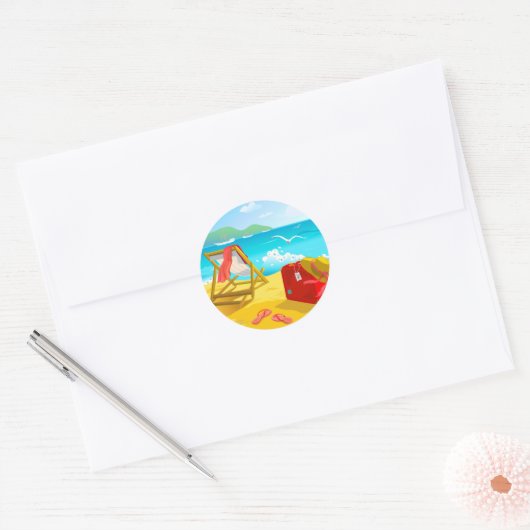 Summer Beach Stickers (Envelop)