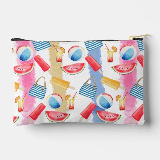 Summer Beach Stripes Etui (Achterkant)