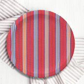 Summer Beach Stripes Papieren Bordje