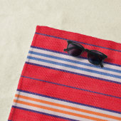 Summer Beach Stripes Strandlaken (In situ)
