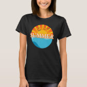 Summer Beach Sunset T-shirt (Voorkant)