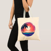 Summer Beach Sunset Tote Bag (Voorkant (product))
