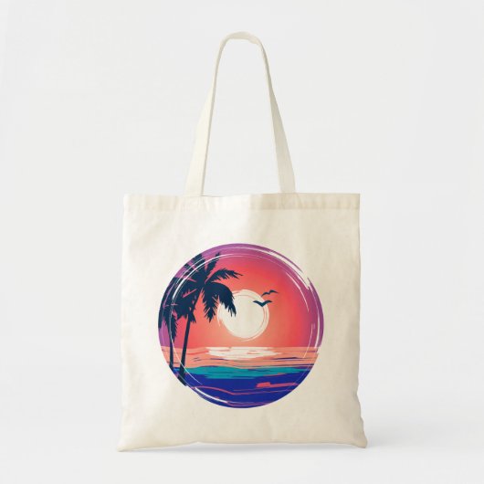 Summer Beach Sunset Tote Bag (Voorkant)