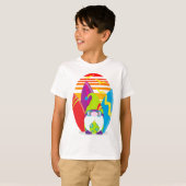 Summer Beach Surfing Gnome T-shirt (Voorkant volledig)
