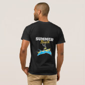 Summer beach t-shirt (Achterkant volledig)