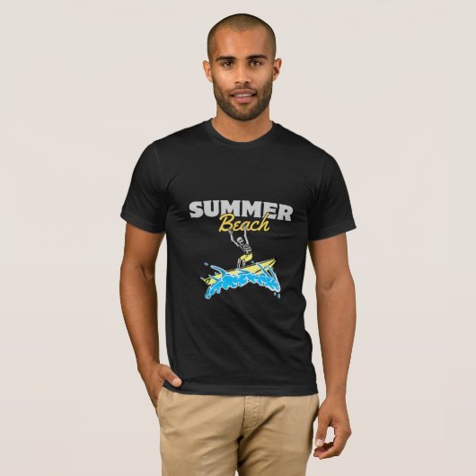 Summer beach t-shirt (Voorkant volledig)