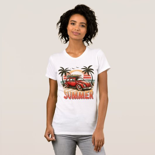 Summer Beach T-shirt (Voorkant volledig)
