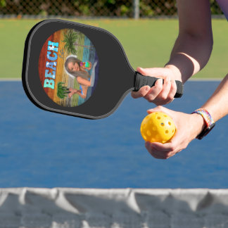 Summer Beach Tan Pickleball Paddle