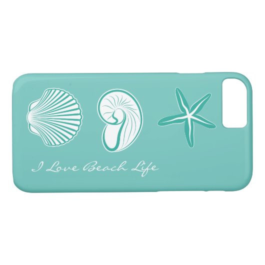 Summer Beach Theme Case-Mate iPhone Case (Achterkant (Horizontaal))