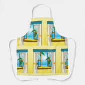 Summer Beach Uitzicht Schort (Voorkant)