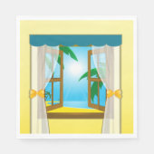 Summer Beach Uitzicht Servet (Voorkant)