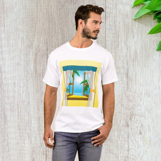 Summer Beach Uitzicht T-shirt