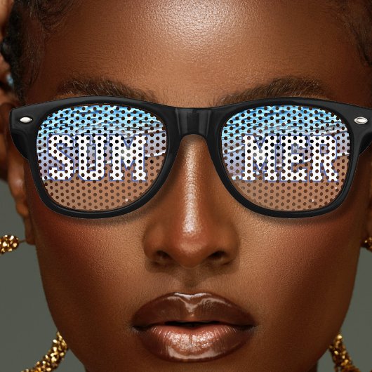 Summer Beach Vacation Retro Zonnebril