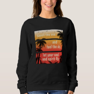 Summer Beach Vacation Surf Cool Zee Sun Funny Gift Trui