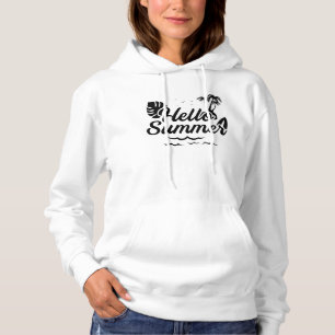 Summer Beach Vacation Surf Zee Sun Funny Gift Idee Hoodie