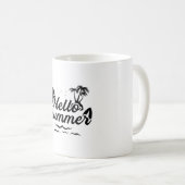 Summer Beach Vacation Surf Zee Sun Funny Gift Idee Koffiemok (Voorkant rechts)