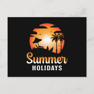 Summer Beach Vakantie Zee Surf Cool Sun Funny Gift Briefkaart