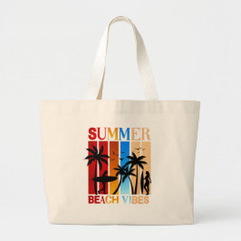 Summer Beach Vibes Grote Tote Bag