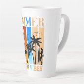 Summer Beach Vibes Latte Mok (Rechterhoek)