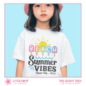 Summer Beach vibes  meisjes T-shirt
