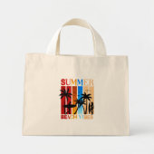 Summer Beach Vibes Mini Tote Bag (Voorkant)