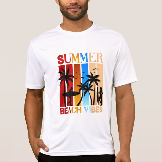 Summer Beach Vibes T-shirt (Voorkant)