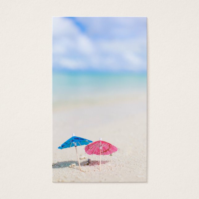 Summer beach visitekaartjes (Voorkant)