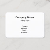 Summer Beach Visitekaartjes (Achterkant)