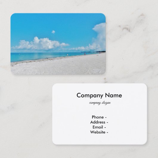 Summer Beach Visitekaartjes (Voorkant / Achterkant)