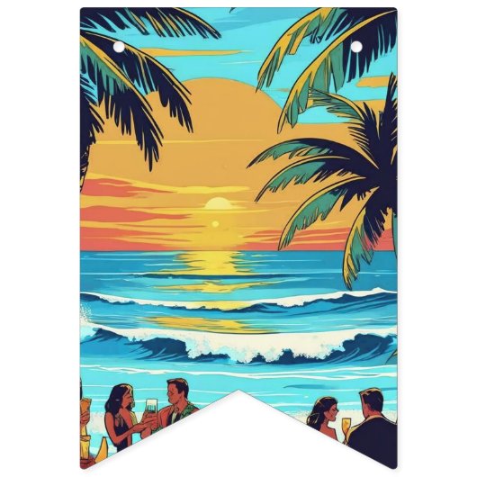 summer beach  vlaggetjes (Eerste vlag)