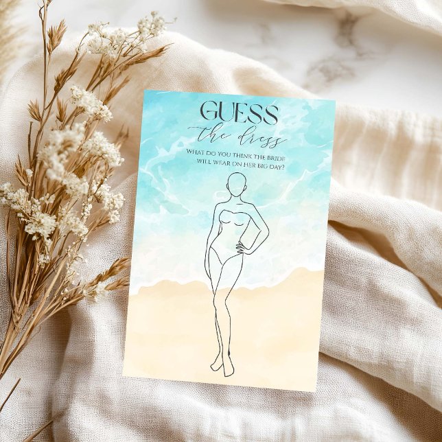 Summer Beach Vrijgezellenfeest Guess The Dress (Creator heeft geüpload)