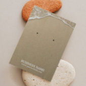 Summer Beach Water & Sand Earring Display Visitekaartjes