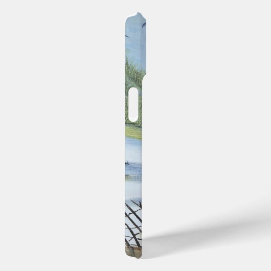 Summer Beach Waterverf Case-Mate iPhone Case (Achterkant / Rechts)