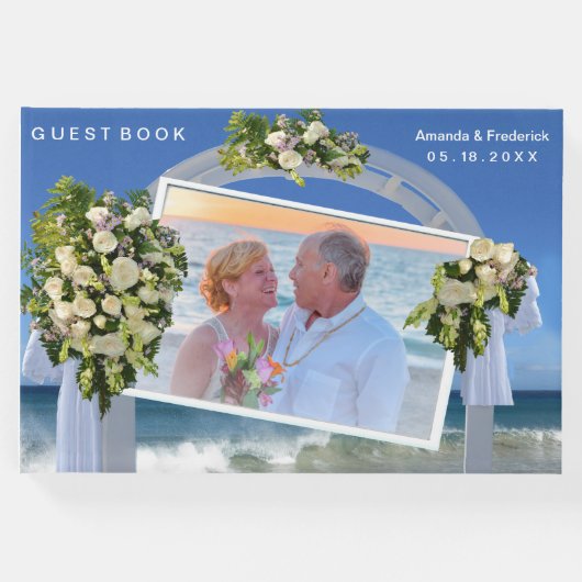 Summer Beach Wedding Gastenboek (Voorkant)