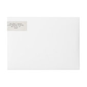 Summer Beach Wedding Save the Date Envelope (Voorkant)