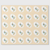 Summer Beach Yellow Lab Labrador Retriever Dog Cadeaupapier (Vlak)